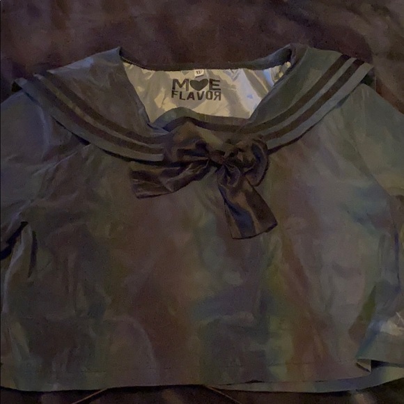 Moe Flavor Reflective Japanese Schoolgirl Top - Picture 1 of 2